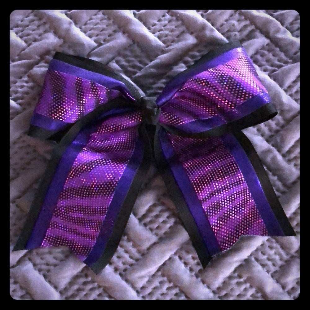 ⭐️Buy2Get1⭐️ BIG purple cheer bow